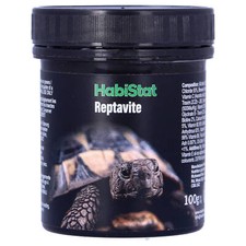 Reptile Vitamin Mineral Supplements Feed Dusting HabiStat Reptavite 100g 