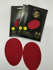3 PAIR LOT Red Shoe Sole
