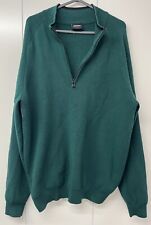 Galvin Green 1/4 Zip Golf Sweater Pullover Long Sleeve Men’s XL Wool Blend