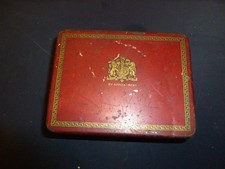 Vintage Original Crawford's Biscuit Samples Tin By Appointment RED RARE