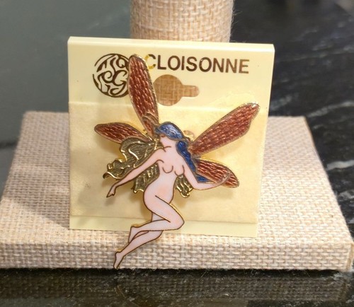 Cloisonné fairy pixieenamel - fairy,