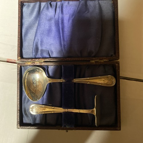 Vintage spoon and pusher - spoon,