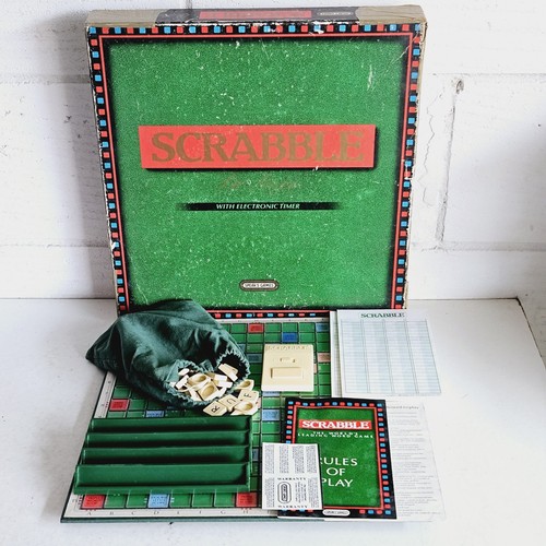 Scrabble deluxe edition - scrabble, 1988