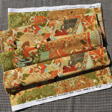 Vintage printed fabric Pahari Bazaar, The Mandarin Tree by Greeff, Warner & Sons