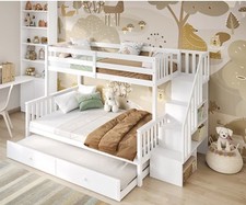 Triple Bunk Bed for Kids with