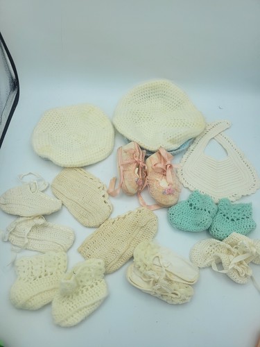 Antique baby clothes crocheted - clothes,