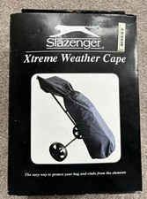 Slazenger Waterproof Golf Bag Rain Cover /Rain Cape Unused In Box With Carry Bag