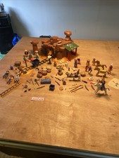 Playmobil Gold Mine Western Cowboy And Indian Job Lot