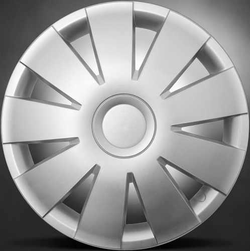 Silver wheel trims hub - 15",