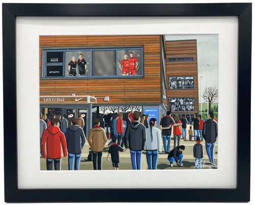 Saracens framed unframed - saracens.,