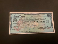 National Provincial Bank Limited £5 Travellers Cheque 4/9/64