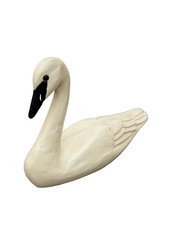 Vintage Adagio Wooden Swan