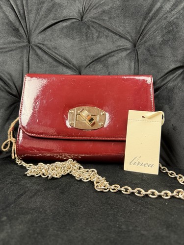 Linea burgundy red - red, patent