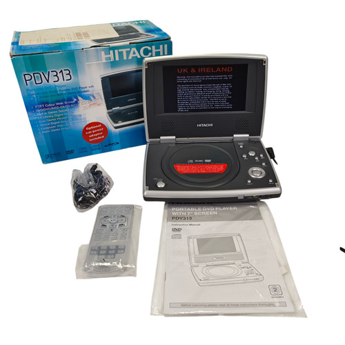 Hitachi pdv313 portable inch - hitachi,