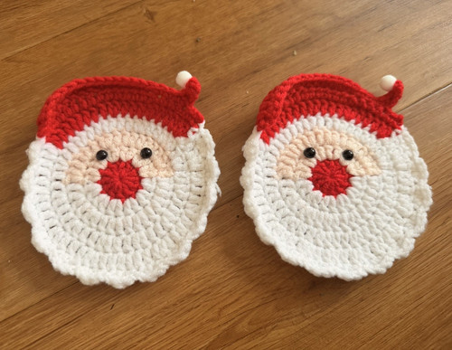 Handmade crochet santa - crochet,