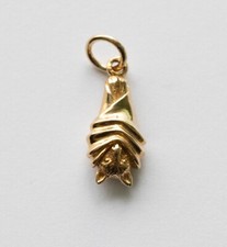 Bronze Small Hanging Bat Charm
