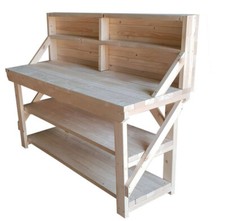 Wooden workbench suitable for