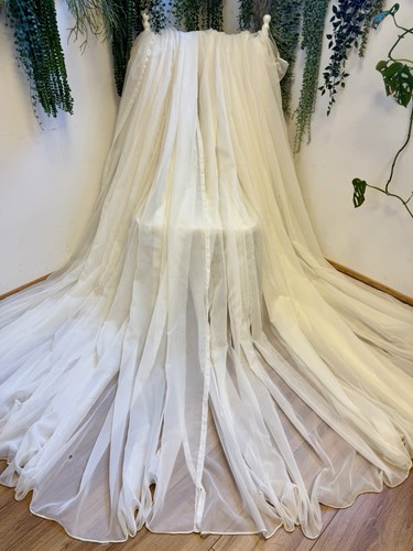 Cream voile sheer pair - sheer,