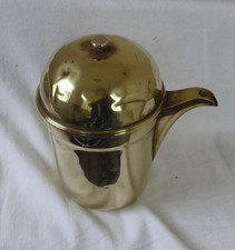 VINTAGE BRASS COFFEE PERCULATOR