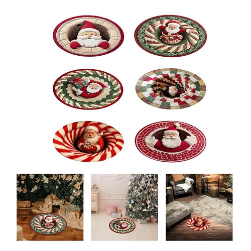 Christmas rug optical - christmas,