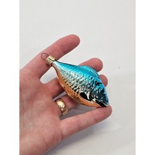 Vintage Glass Fish Ornament