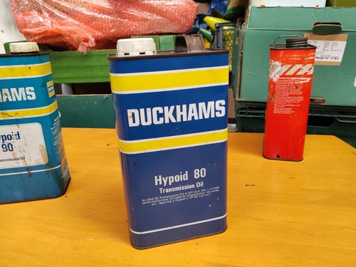 Vintage oil can duckhams - oil,