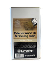 Sovereign Exterior Wood Oil & Decking Stain, Sheds & Fences Clear 5L