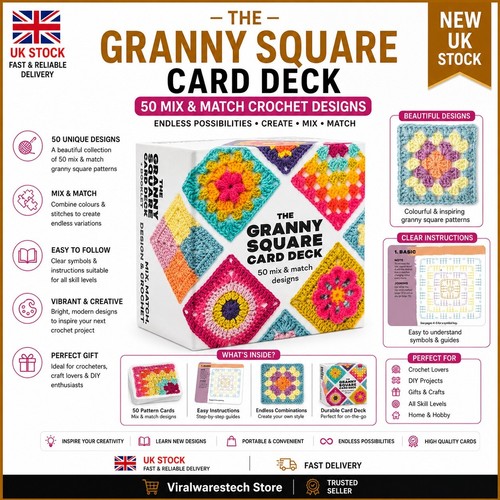 The granny square card deck - granny,