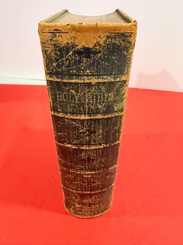 Holy bible 1874 leather - holy,