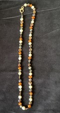 Multi Coloured Baroque Freshwater Pearl Necklace