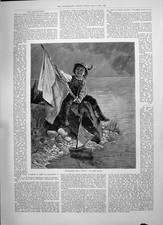 Old 1891 Little Boy Toy Boat