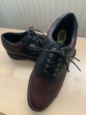 hi tec golf shoes,dark Red Leather,size 8-uk,42-eu