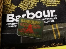  BARBOUR Pin Badge Flashing South Shields Beacon jacket hat cap coat wax logo