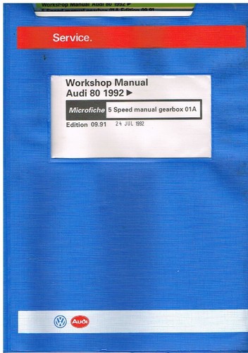 Audi type 01a 5 - 80,