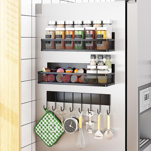 Magnetic spice rack - rack, for