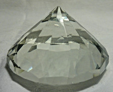 Diamond Shape Faceted Clear