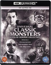 Universal Classic Monsters - Icons of Horror Collection (4K Blu-ray) **NEW**