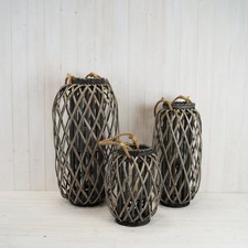 Oak and Brook Grey Wicker