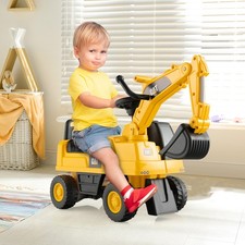 Kids ride excavator toy - kids, ride-on