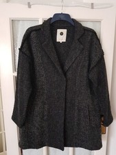 PEPPERCORN Tweed Jacket in black/grey  Size XL     GREAT