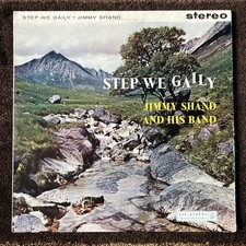 Jimmy Shand Step We Gaily Parlophone Black Gold Stereo LP