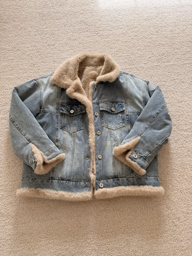 Women denim faux fur - women’s, lined