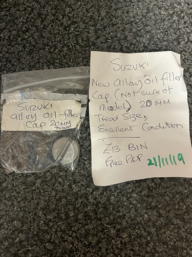 Suzuki alloy engine oil filler - suzuki,