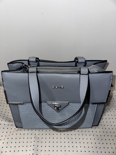 Juno blueish gray satchel - juno,