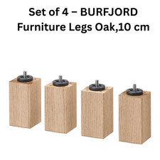 4x Oak Furniture Legs – 10