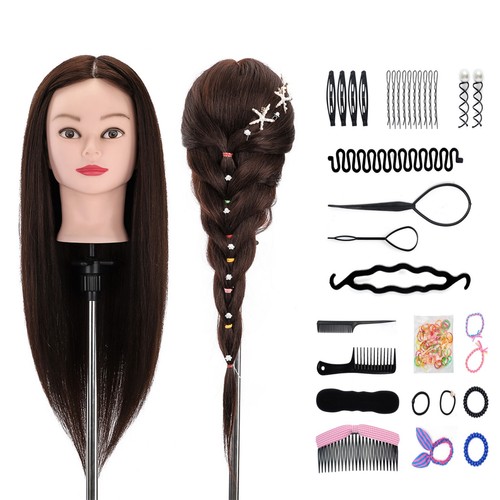 100 real hair training - 100%, head