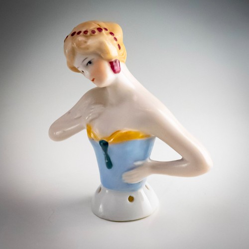 Antique german porcelain half - porcelain,