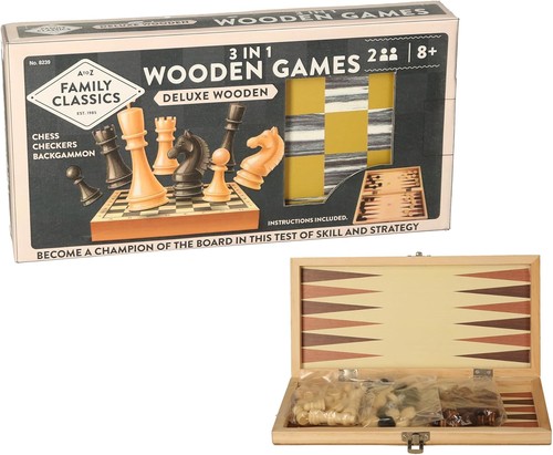 Deluxe wooden games - deluxe,