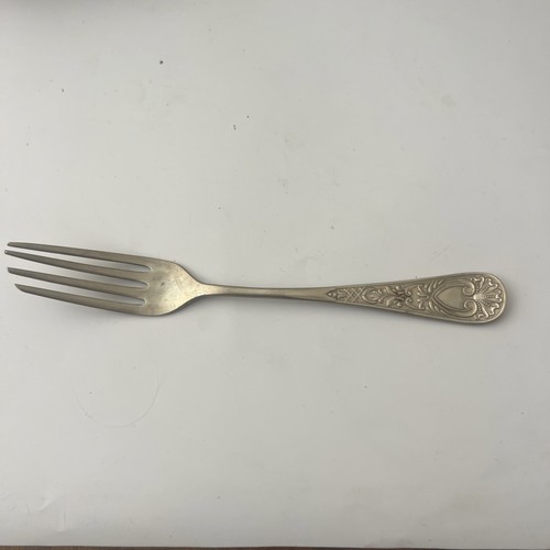 Vintage nickel silver fork - silver,