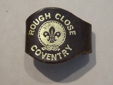 Rough Close Coventry Scout Leather Woggle